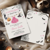 ガールリトルブハロウィーンカボチャ赤ちゃんシャワー 招待状