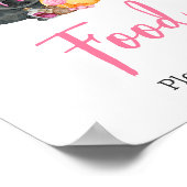 ガールリトルブー幽霊ベビーシャワーフード ポスター (角)