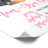 ガールリトルブー幽霊ベビーシャワーマママオサバー ポスター (角)