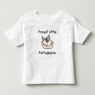 ガールリトル誇りを持ったポルトガル語 トドラーTシャツ