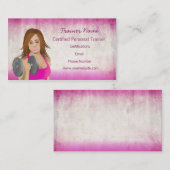 ガールリフティングパーソナルトレーナー名刺 名刺 (正面/裏面)