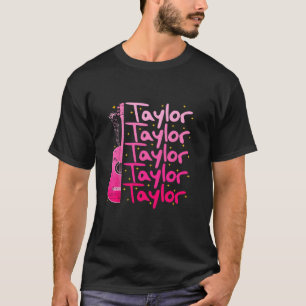 ガールレトロテイラー名パーソナライズされた誕生日 Tシャツ