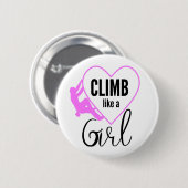 ガールロックのような登山 缶バッジ (正面&裏面)
