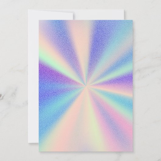 ガールローラースケートで滑る誕生日 招待状 (裏面)