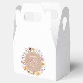 ガールワイルドフラワーオネダーフル1歳のパーティー フェイバーボックス (オープン)