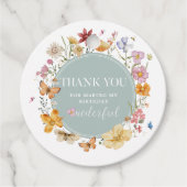 ガールワイルドフラワー1st誕生日パーティー フェイバータグ (正面)