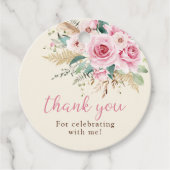 ガールワイルドフラワー1st誕生日パーティー フェイバータグ (正面)