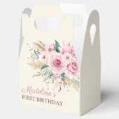 ガールワイルドフラワー1st誕生日パーティー フェイバーボックス (オープン)