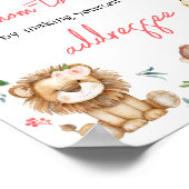 ガールワイルドワンサファリベイビーシャワーエンベロープステーション ポスター (角)