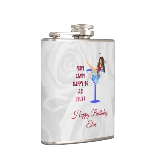 ガールワインとグラス フラスク (右)