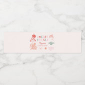 ガールワンダーザシーバースデーパーティー ペットボトルラベル (シングルラベル)