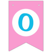 ガールワンラッキーダックつるのバンティングバナー バンティングフラッグ (第2の旗)