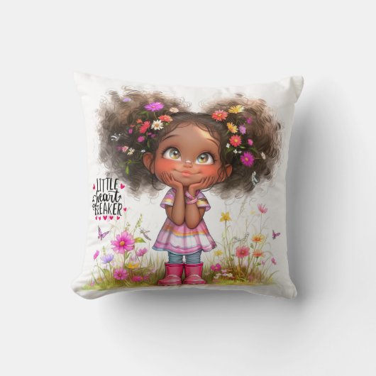 ガール予測できなハートブレイカー装飾用クッション クッション (正面)
