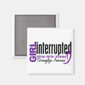 ガール割り込み1線維筋痛 マグネット (正面/裏面)