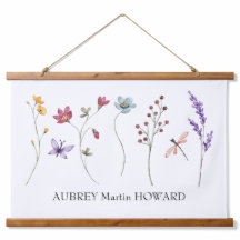 ガール名キャンバスフラグ |名パーソナライズされた前記号