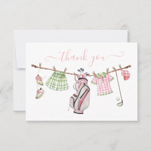 ガール名門私立校風のゴルフクロースラインありがとうご注意 (正面)