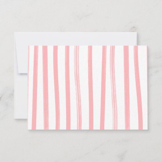 ガール名門私立校風のゴルフ物干しおむつラッフルカード 招待状 (裏面)