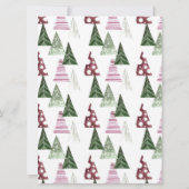 ガール小妖精や小人 |キッズクリスマス小妖精や小人レポートカード (裏面)