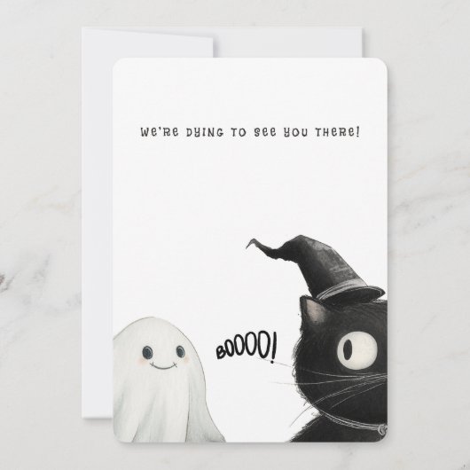 ガール幽霊ライダーハローウィンパーティ 招待状 (裏面)