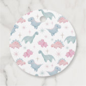 ガール恐竜誕生日ストーピングバイ フェイバータグ (裏面)