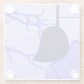 ガール日本のウィンタークラッシーガラスコースター ガラスコースター (裏面)