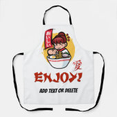ガール日本のキャラクター エプロン (正面)