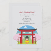 ガール日本の招待状 招待状 (正面/裏面)