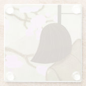 ガール日本の春クラシーガラスコースター ガラスコースター (裏面)