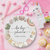 ガール服ベビーシャワー紙プレート ペーパープレート (パーティー)