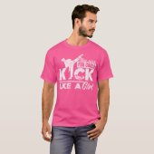 ガール武術アーツキック空手 Tシャツ (正面フル)