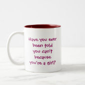 ガール消防士 ツートーンマグカップ (左)