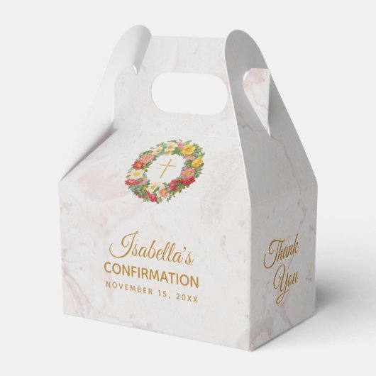 ガール確認クロスバラリース大理石フローラ フェイバーボックス (裏面サイド)