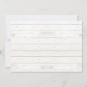 ガール素朴キリン赤ちゃんシャワー招待状 招待状 (裏面)