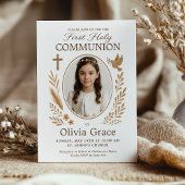 ガール素朴ファースト招待状 招待状