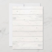 ガール素朴ライオンベビーシャワー招待状ピンク 招待状 (裏面)