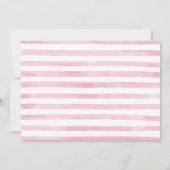 ガール美しい製品スパパーティー誕生日招待状 招待状 (裏面)