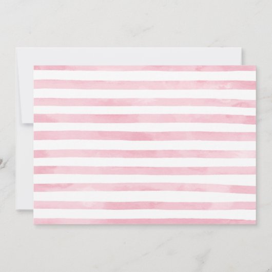 ガール美しい製品スパパーティー誕生日招待状 招待状 (裏面)