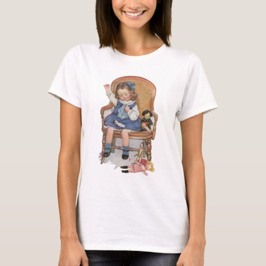 ガール裁縫ドリー Tシャツ (正面)