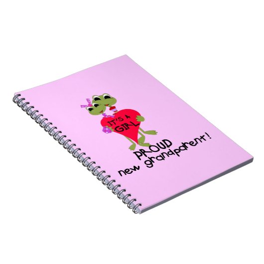 ガール誇りを持ったギフトのおじいさん ノートブック (右側)