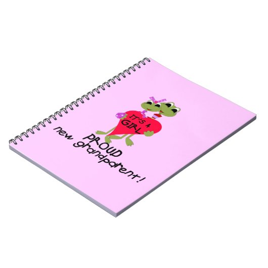 ガール誇りを持ったギフトのおじいさん ノートブック (左側)