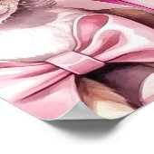 ガール誕生日グラムメイクアップウェルカム ポスター (角)