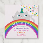 ガール誕生日サンキューユー フェイバータグ (裏面)