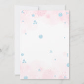 ガール誕生日スパとメイクアップ 招待状 (裏面)