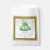 ガール誕生日セントパトリックの日パーソナライズされた フェイバーバッグ (正面)