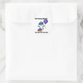 ガール誕生日ベビーシャーク ラウンドシール (バッグ)