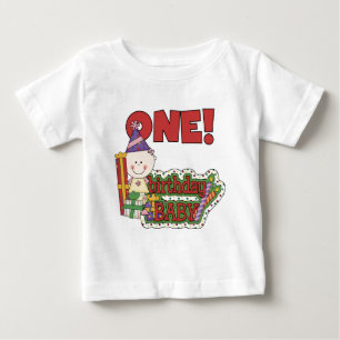 ガール誕生日ベビーTシャツとギフト ベビーTシャツ