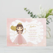 ガール誕生日招待状 招待状 (スタンド正面)