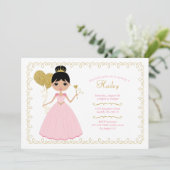 ガール誕生日招待状 招待状 (スタンド正面)
