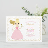 ガール誕生日招待状 招待状 (スタンド正面)
