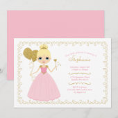 ガール誕生日招待状 招待状 (正面/裏面)
